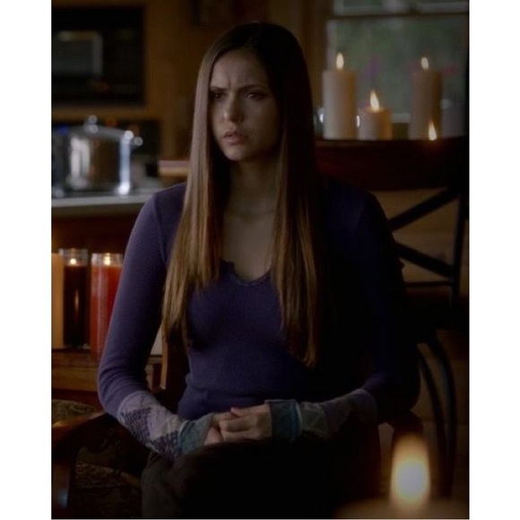 Free People • Kombucha Cuff Knit Thermal Embroidered ASO Elena Gilbert - Picture 4 of 12